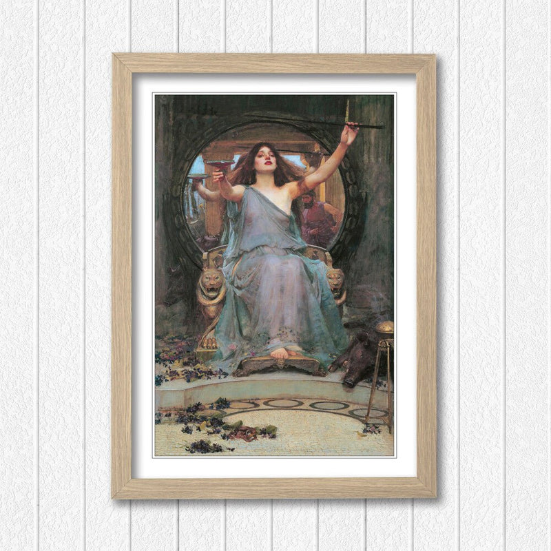 Framed Art Poster - John William Waterhouse Circe Painting Print | Handmade UK Frame