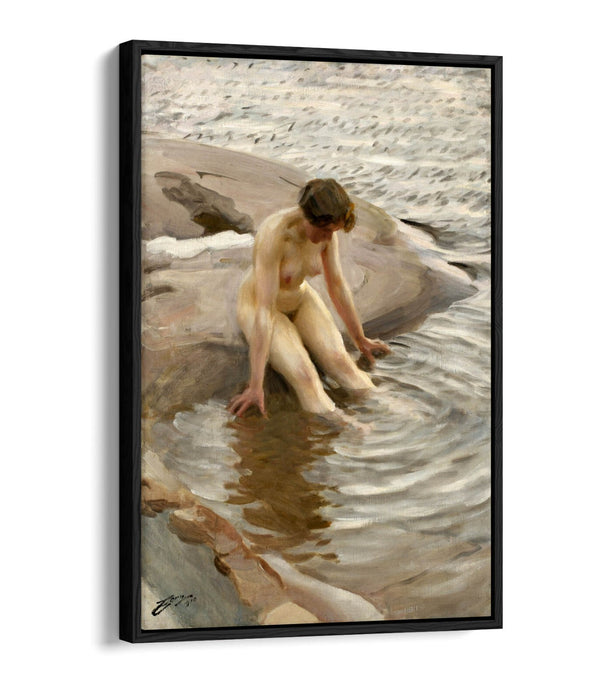 Float Effect Canvas Art – Premium Anders Zorn Wall Decor With Stylish Float Frame