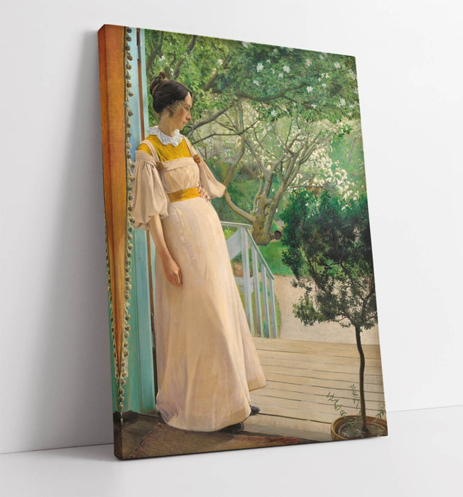 Canvas Wall Art – L.A Ring The Artist’s Wife | Handmade UK Canvas Print