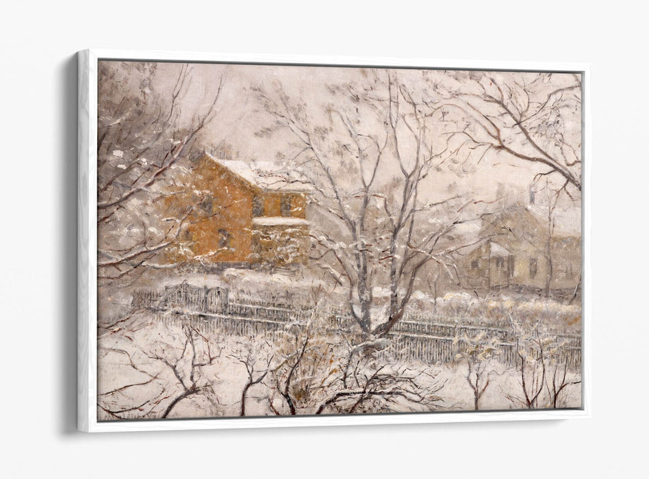 Canvas Wall Art - Amaldus Nielsen Studio Window Float Effect Print on Premium Frame