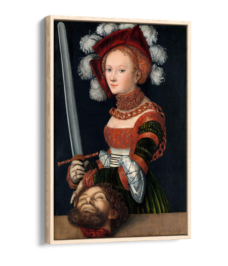 Canvas Wall Art Print – Judith with Head of Holofernes on Float Effect Canvas