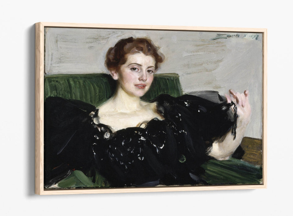 Float Effect Canvas - Lucy Turner Joy by Anders Zorn | Premium Ready To Hang Wall Art