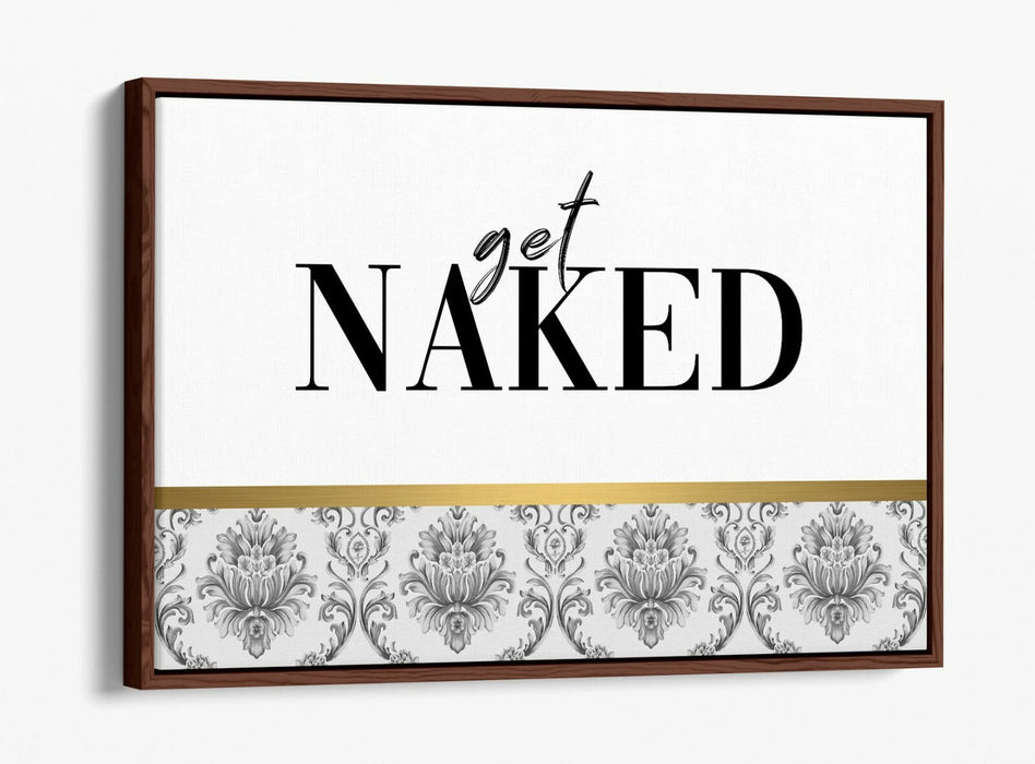 Float Effect Canvas - Premium Handmade Canvas Wall Art Print With Gold Grey Black