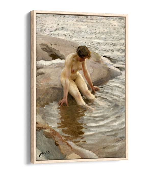 Float Effect Canvas Art – Premium Anders Zorn Wall Decor With Stylish Float Frame