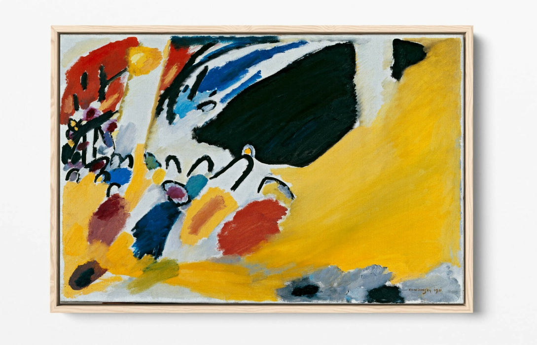 WASSILY KANDINSKY IMPRESSION III CONCERT -FLOAT EFFECT CANVAS WALL ART PIC PRINT