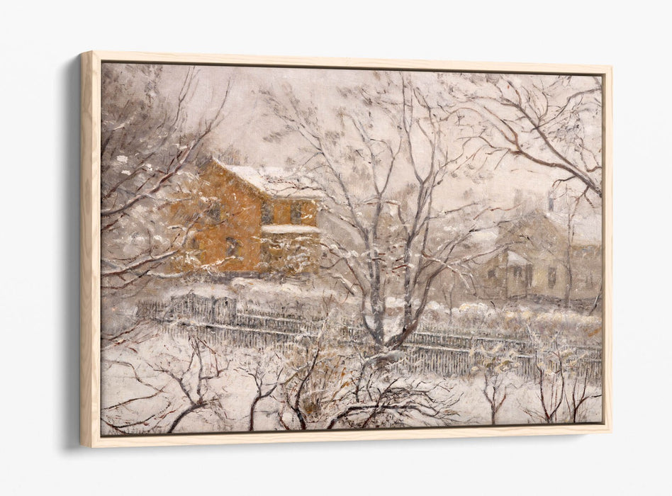 Canvas Wall Art - Amaldus Nielsen Studio Window Float Effect Print on Premium Frame