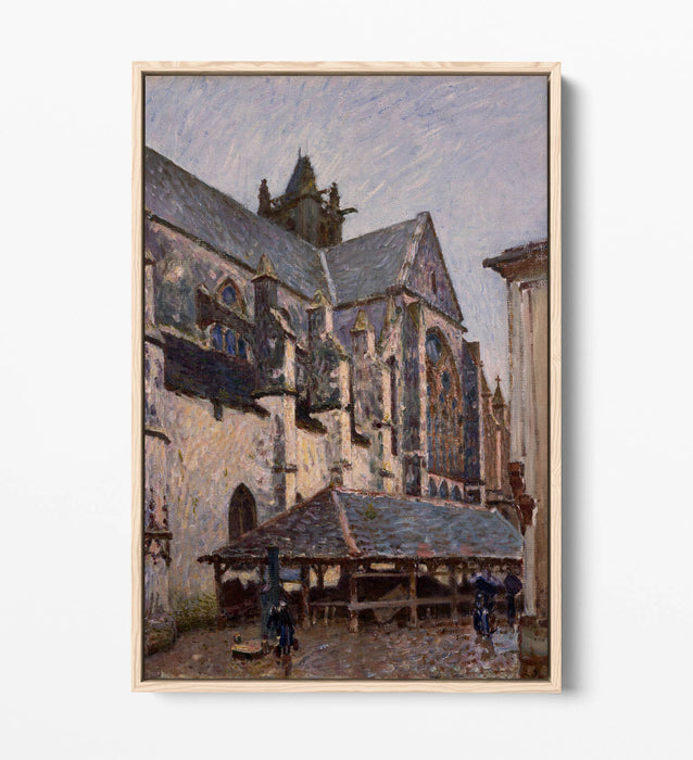 Canvas Wall Art Print Featuring Alfred Sisley | Float Effect Premium Canvas Frame