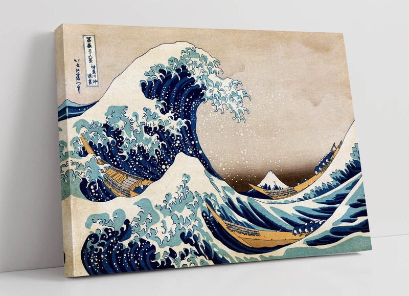 Great Wave Canvas – Hokusai Kanagawa Art Print | Premium Handmade UK Wall Art