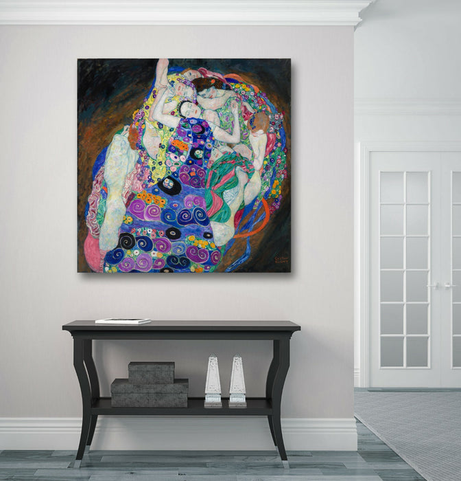 The Virgins Gustav Klimt CANVAS WALL ART PICTURE PRINT PAINTING