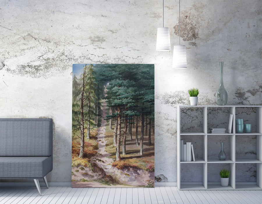 Canvas Wall Art - Elijah Walton Rednal Wood Handmade Premium Print