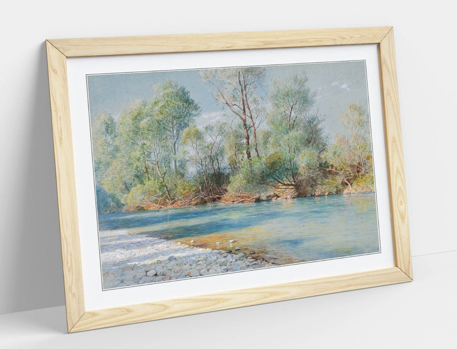 Framed Wall Art - William Stanley Haseltine River Print | Handmade UK Poster