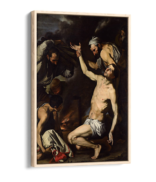 Canvas Wall Art Print - Classic Religious Painting By Jusepe De Ribera | Scratch Resistant Finish, Custom Framed