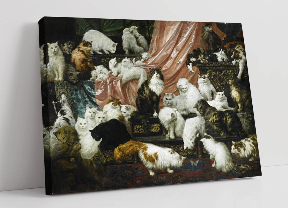 Canvas Wall Art – Carl Kahler Artwork My Wife's Lovers Print on Archival Grade Canvas