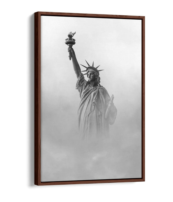 Statue of Liberty Canvas - New York Wall Art | Float Effect Canvas Print