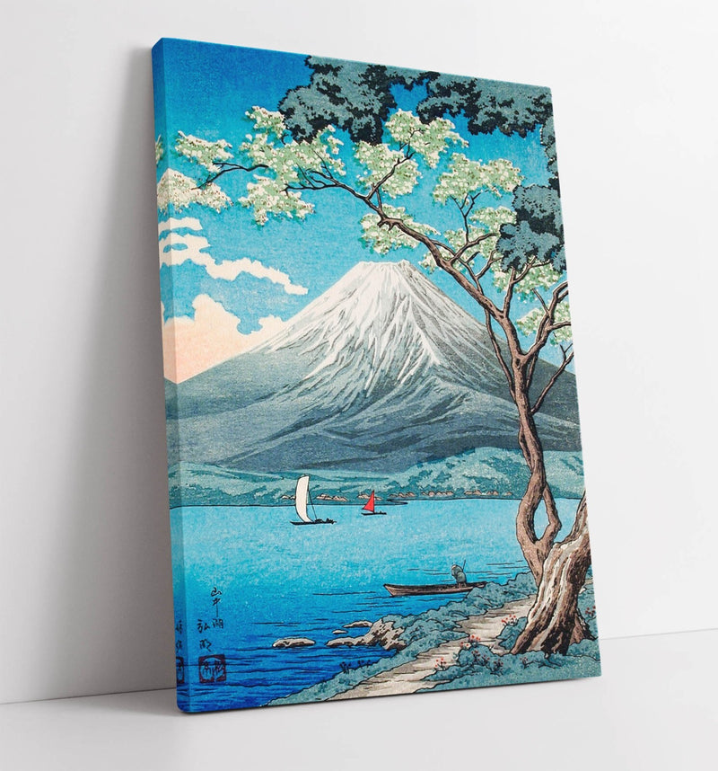 Canvas Wall Art – Mount Fuji Print on Archival Grade Handmade Canvas