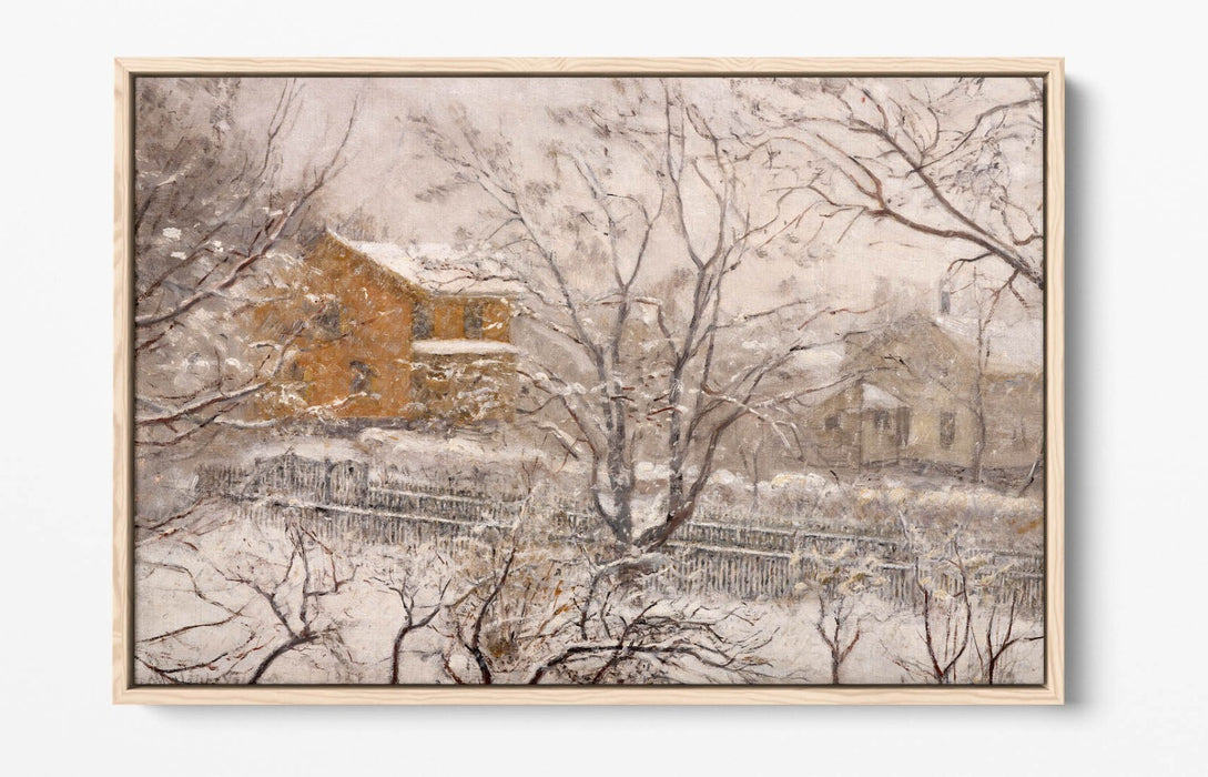 Canvas Wall Art - Amaldus Nielsen Studio Window Float Effect Print on Premium Frame