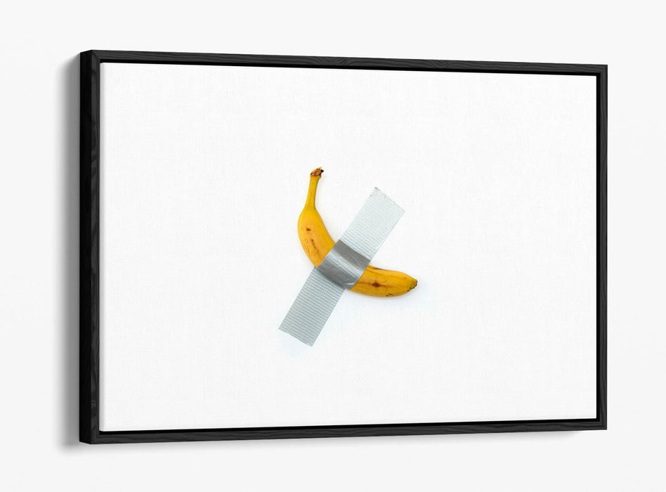 Canvas Wall Art - Banana Modern Kitchen Decor | Float Effect Handmade Print