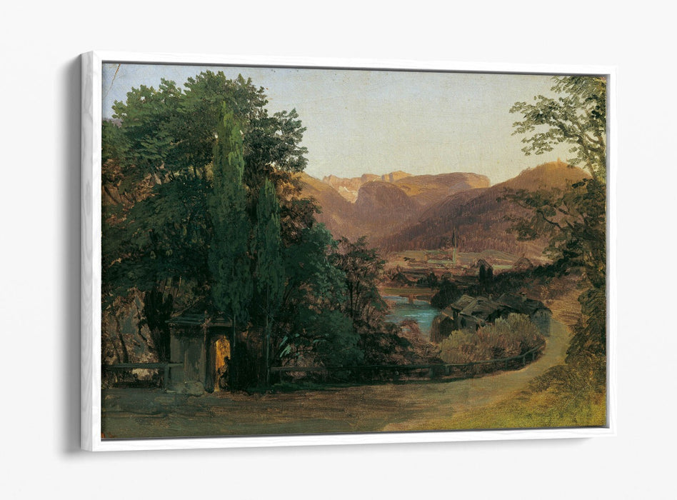 THOMAS ENDER, AREA NEAR ISCHL -FLOAT EFFECT CANVAS WALL ART PIC PRINT