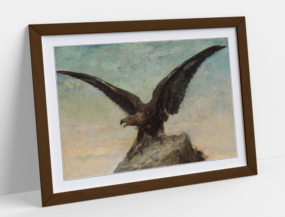 Framed Wall Art - Carl Gustav Carus Eagle Poster Print | Matte Paper, Ready To Hang