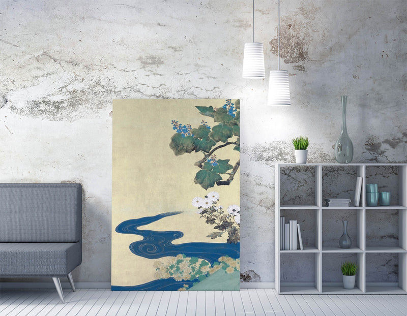 Canvas Wall Art | Handmade Japanese Art Canvas with Vibrant Color Artwork