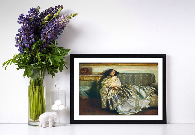 Framed Art Poster - John Singer Sargent Spanish Dancer Print | Matte Paper, Ready To Hang