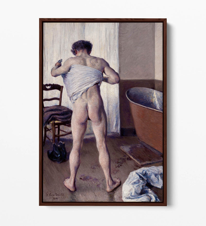Canvas Wall Art – Handmade UK Float Effect Gustave Caillebotte Bath Print