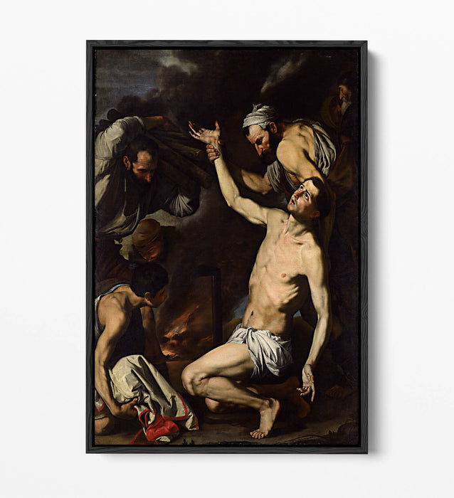 Canvas Wall Art Print - Classic Religious Painting By Jusepe De Ribera | Scratch Resistant Finish, Custom Framed