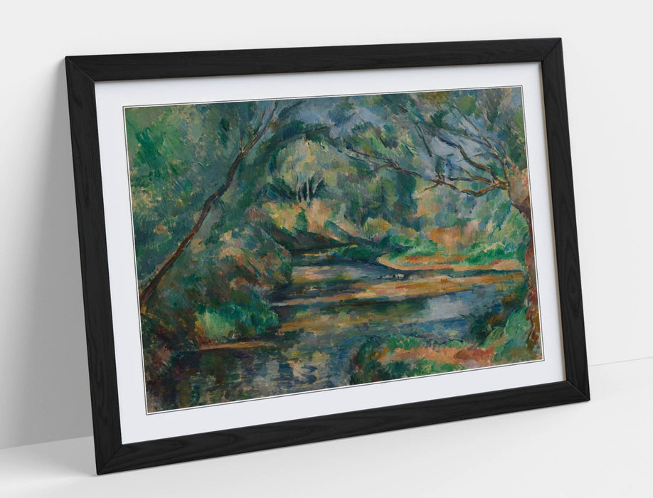 Framed Wall Art - Paul Cezanne The Brook Painting | Handmade UK Art Poster