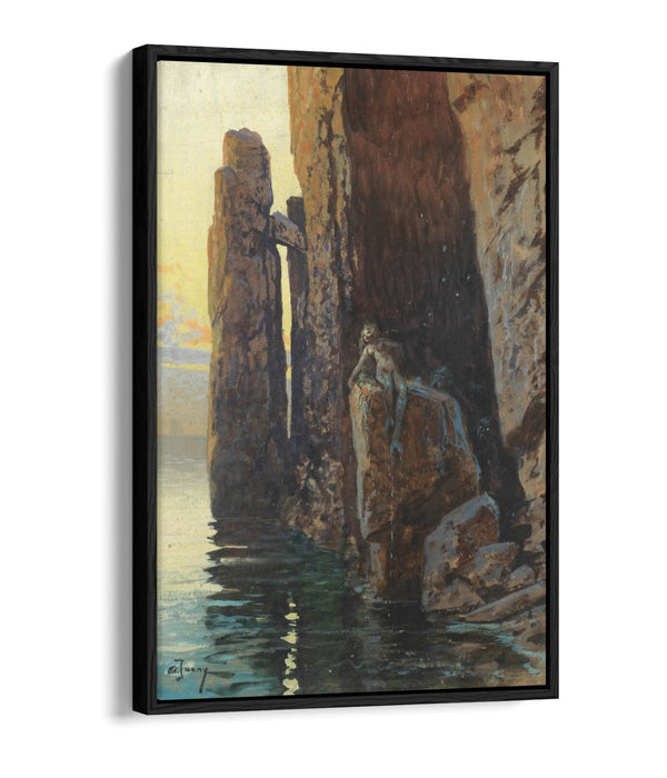 Canvas Wall Art Print – Mermaid And Monsters | Float Effect Handmade Canvas Art