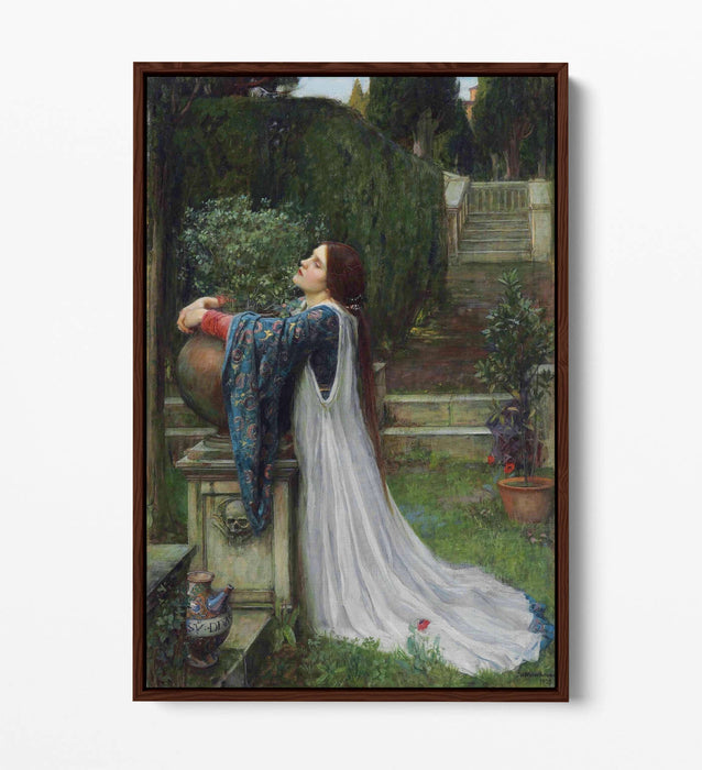 WATERHOUSE ISABELLA AND THE POT OF BASIL -FLOAT EFFECT CANVAS WALL ART PIC PRINT