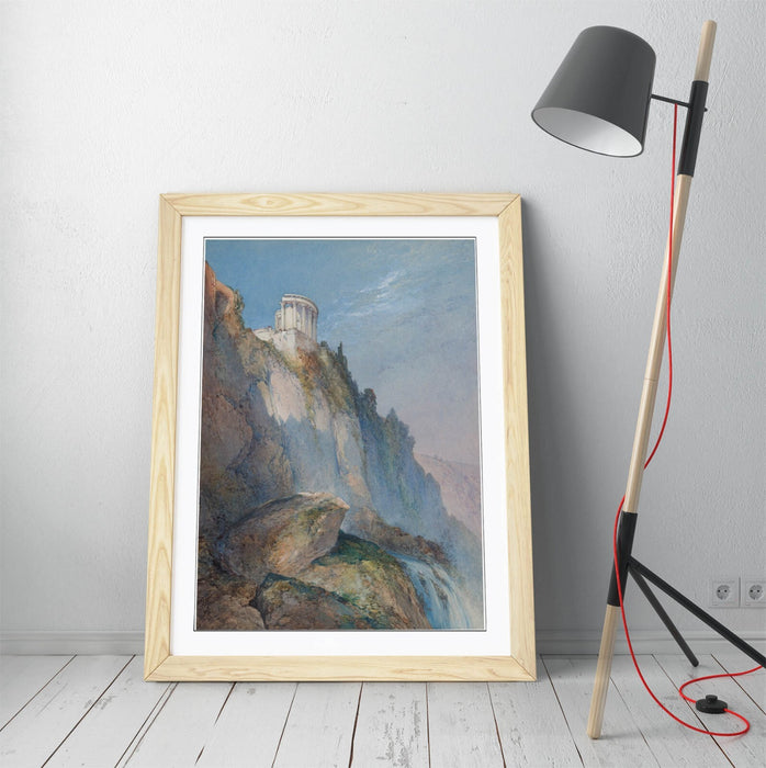 Framed Art Poster - William Callow Temple Of Vesta Print | Matte Paper, Ready To Hang