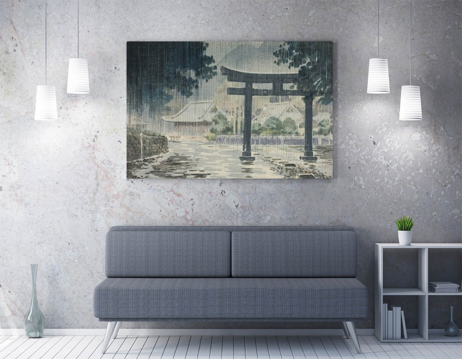 Canvas Wall Art – Handmade Nikko Shrine Painting on Archival Grade Canvas Print
