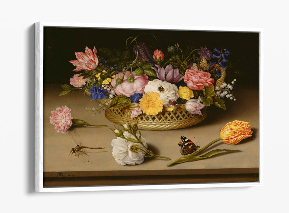 Canvas Wall Art Print | Handmade Botanical Canvas Art with Scratch Resistant Print & MDF Frame