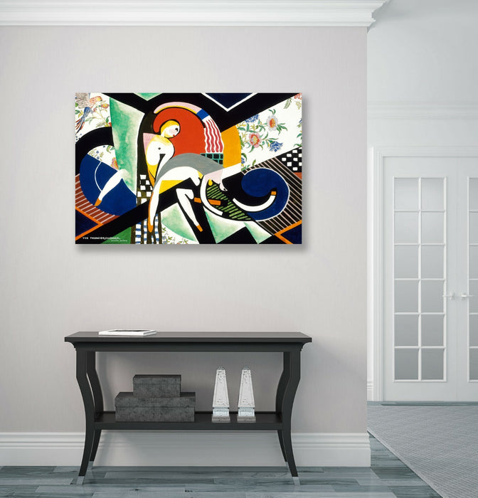 Abstract Canvas Wall Art – Thunder Storm Artwork | Framed Canvas Print Ready to Hang