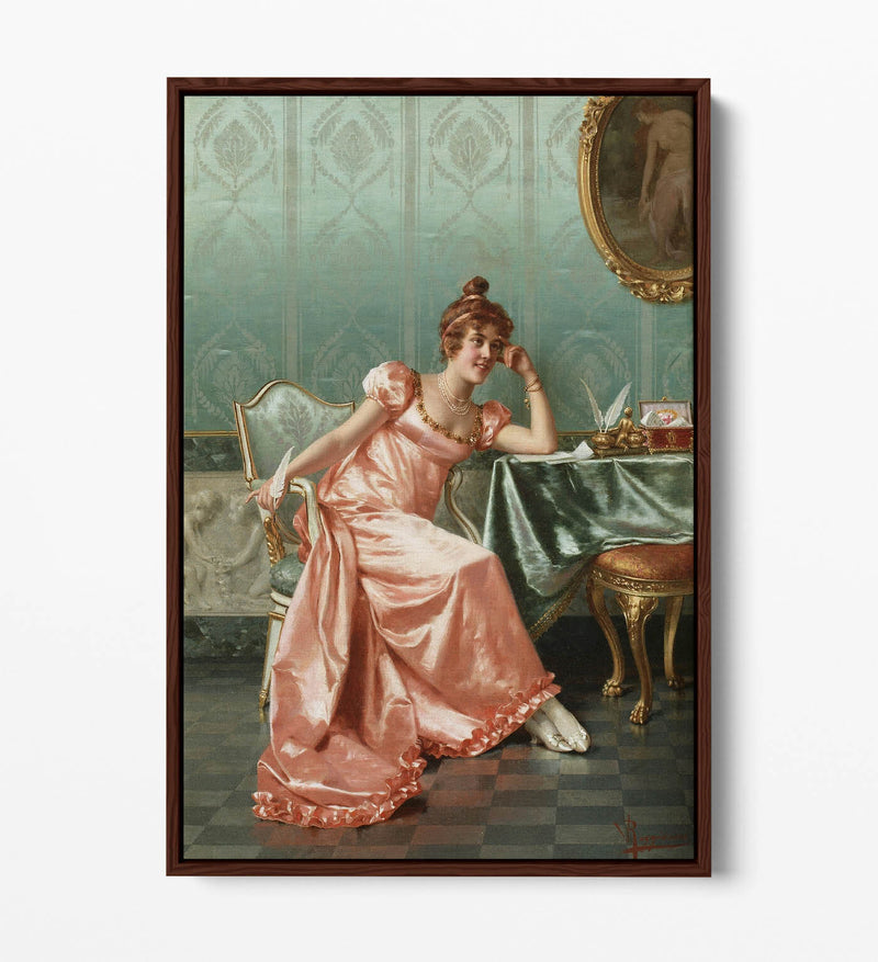 Canvas Wall Art Featuring Vittorio Reggianini | Float Effect Handmade Print