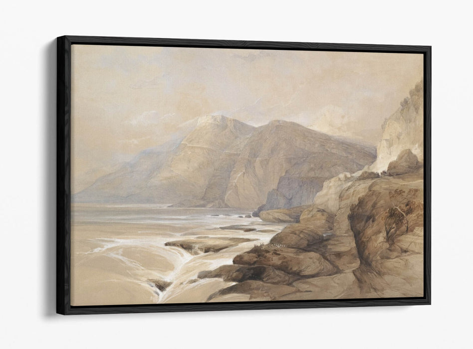 Float Effect Canvas Art - Coast Of Syria Handmade Canvas Wall Art Print