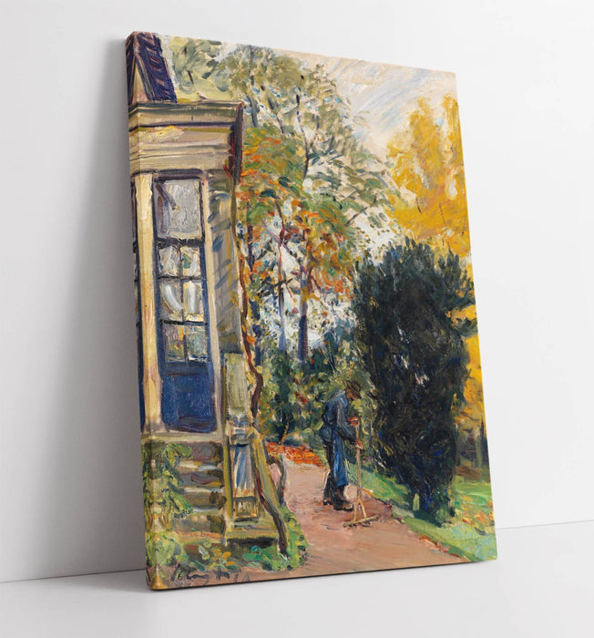 Canvas Wall Art – Max Slevogt Gardener House Art | Handmade Canvas Print, Ready To Hang