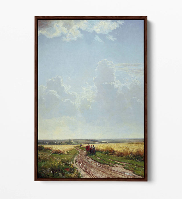 IVAN SHISHKIN, NOON IN THE NEIGHBOURHOOD -FLOAT EFFECT CANVAS WALL ART PRINT ART