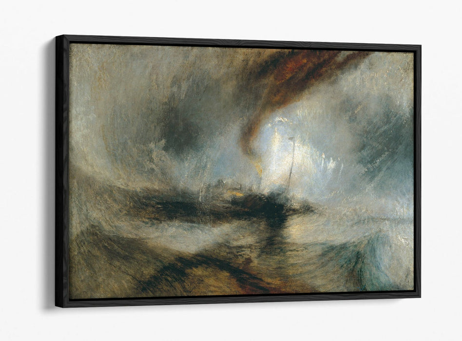 Canvas Wall Art | J M W Turner Art Print - Float Effect Canvas, Premium Frame