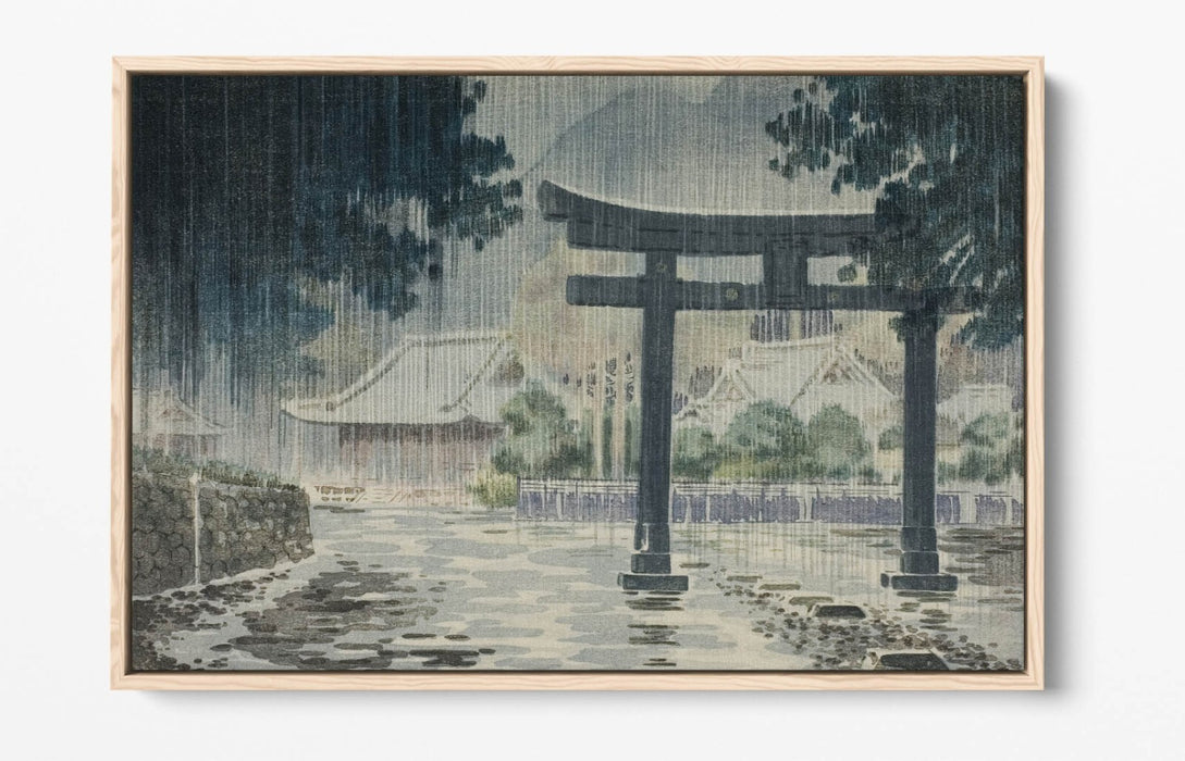 Canvas Wall Art Print - TSUCHIYA KOITSU Futarasan Shrine | Float Effect, Handmade