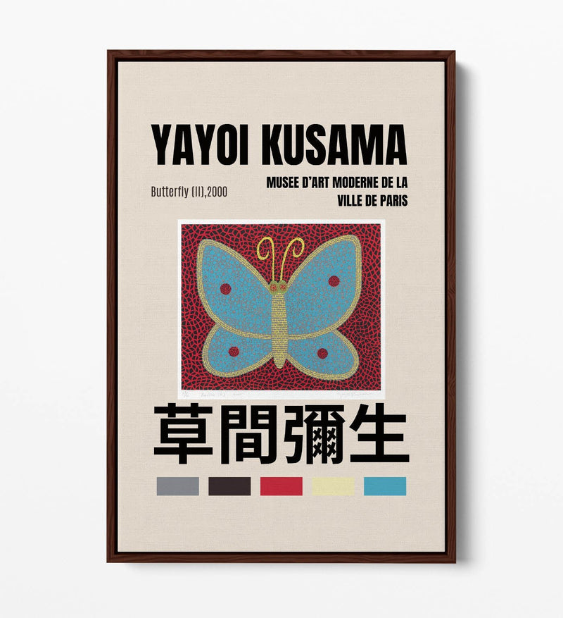 Butterfly Canvas Art – Contemporary Wall Decor With Float Effect Canvas Print