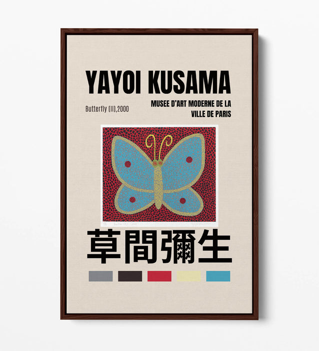 Butterfly Canvas Art – Contemporary Wall Decor With Float Effect Canvas Print