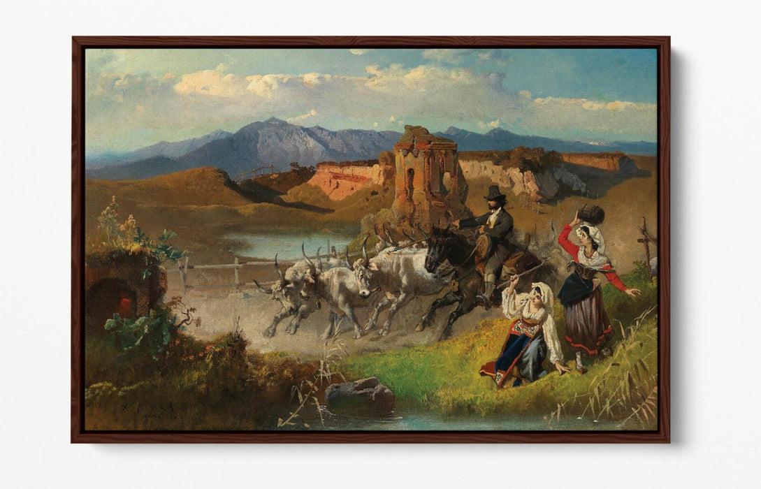 Float Effect Canvas Art - Premium Handmade Wall Decor With Custom Deep Frame