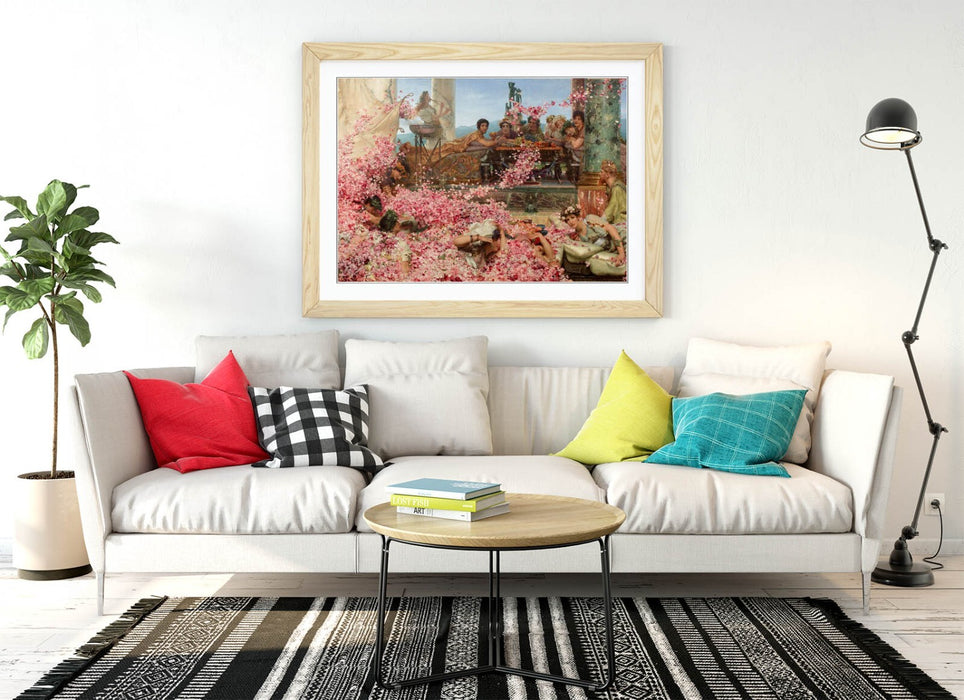 Framed Art Poster - Lawrence Alma Tadema Roses of Heliogabalus Wall Art Print