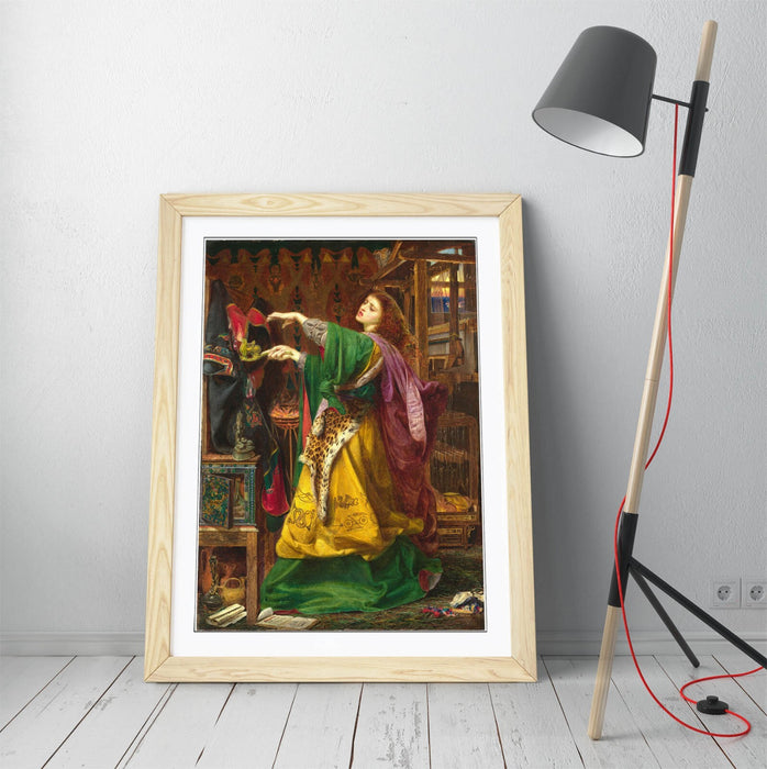 Framed Wall Art - Frederick Sandys Morgan Le Fay Poster Print With Handmade UK Frame