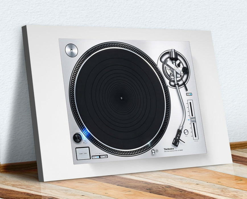 Technics DJ Decks Canvas Wall Art Print – Handmade UK Canvas, Ready to Hang