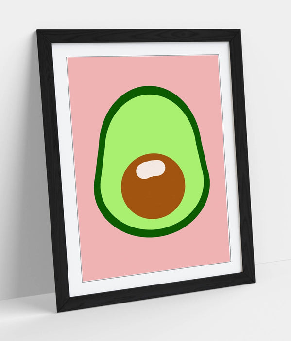 AVOCADO TRENDY MINIMALIST KITCHEN DECOR -FRAMED WALL ART PICTURE PRINT ARTWORK