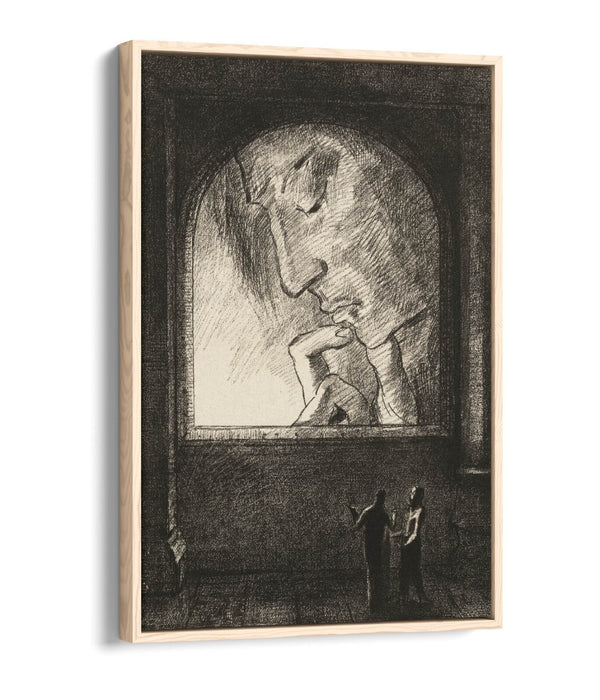 ODILON REDON, LIGHT -FLOAT EFFECT CANVAS WALL ART PRINT
