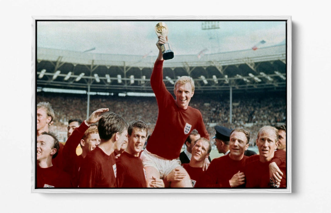 England World Cup Canvas - 1966 Float Effect Canvas Wall Art With Premium Varnish Finish