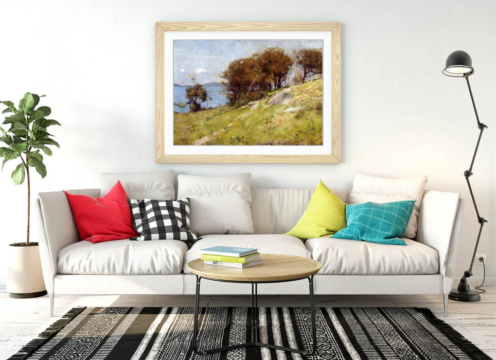 Framed Wall Art - Arthur Streeton Cremorne Pastoral Poster Print, Matte Paper, UK Made